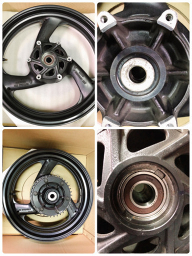 xjr 1300 美品　ホイル　前後セット　zへの流用などに。