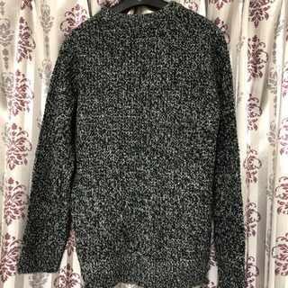 ZOZOのミックスグレーのメンズニットの画像