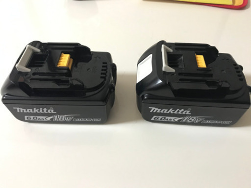 マキタ　１８V ６Ａh  バッテリー２個　極美品