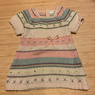 ニットワンピース　80