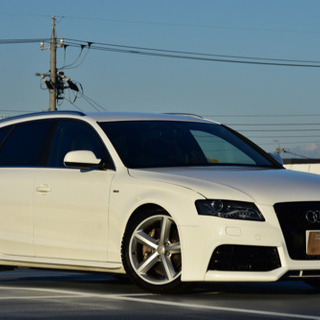 必見♪Audi A4アバント2.0TFSI・quattro/S-line/4WD・B8後期風/社外品RS4仕様!!の画像