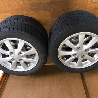 【お話中】タントカスタム(2世代目) 純正ホイール×4+スタッド...