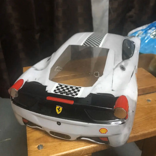 1/10フェラーリ458ボディ&タミヤ・カドニカ電池8本専用充電器セットの画像
