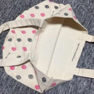 新品、未使用 キャンバス地 丸底 トートバッグの画像