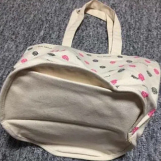 新品、未使用 キャンバス地 丸底 トートバッグの画像