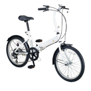 captain stag 折り畳み自転車の画像