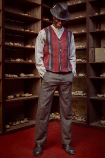 世界20着　FRANK LEDER VINTAGE FABRIC EDTION VEST