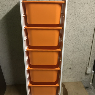 IKEA イケア TROFAST トロファスト 縦長 収納棚 お...