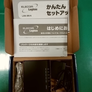 ELECOM有線ルーター（新品未使用）の画像