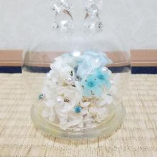 プリザーブドフラワーのリングピロー 500円
