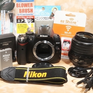 ニコン Nikon D5000❤スマホ転送OK❤動画撮影・自撮り可❤手振れ補正