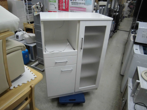 南12条店 ミドルレンジボード キッチンボード キッチン収納 食器棚 白