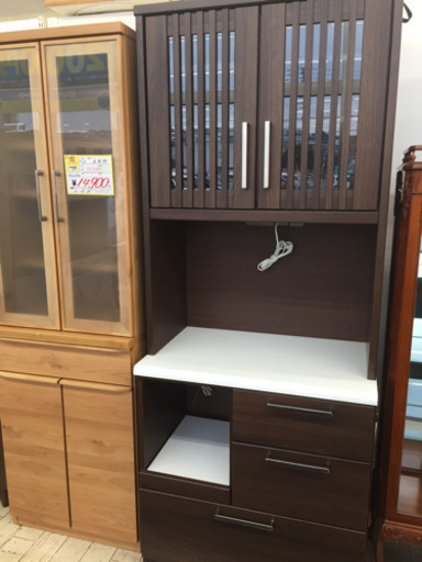 1/15東区和白   定価53,700  ニトリ2面レンジボード  ソフトクロージングレール