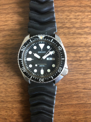値下げしました　SEIKOダイバーウォッチ　電池、ベルト要交換