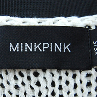 MINKPINK ロングジレ ホワイト レディース 衣類 服 アクリルニット XS～S ☆ 札幌市 清田区 平岡の画像