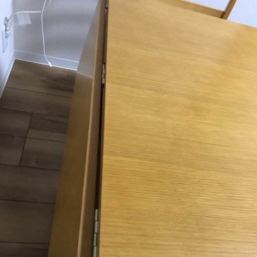 美品★2/8までに取りに来ていただける方【テーブル長さ調整可】ダイニングテーブルセット　椅子2脚ベンチ1脚