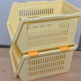 根菜ストッカー？　物入れ？　ふたつセット