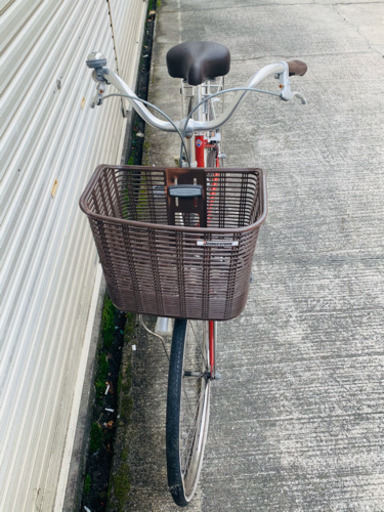 BRIDGESTONE 赤色　26インチ　アルミフレーム自転車