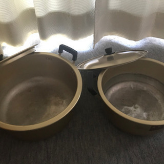 鍋2点セット　大、中
