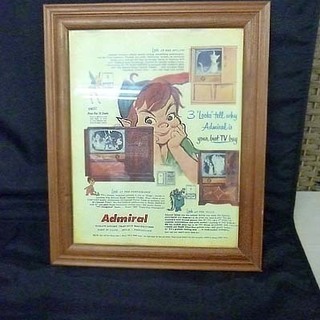 Disney Peter Pan Admiral ポスター 額縁付 ピーターパン ディズニー 36cm×28.5cm 札幌市 白石区 東札幌の画像