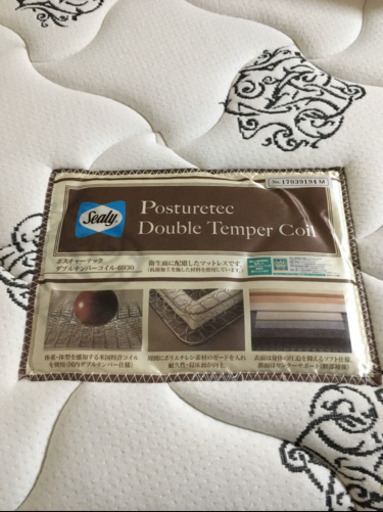 ベッドのマットレス　セミダブル