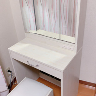 ドレッサー　白木目調