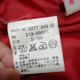 ピンクラテ　コート　160㎝　美品の画像