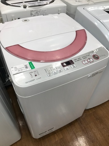 1年間保証付き！SHARP（シャープ）全自動洗濯機　ES-GE60R