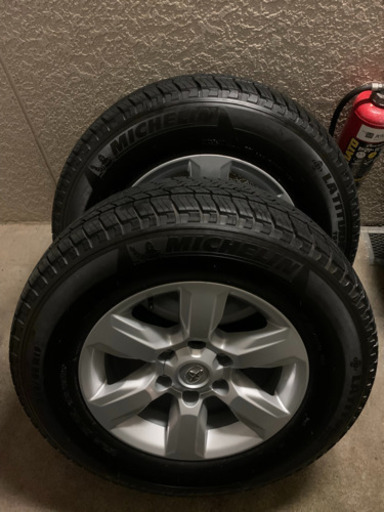 値下げしました！150プラド　純正ホイール付タイヤ4本セット