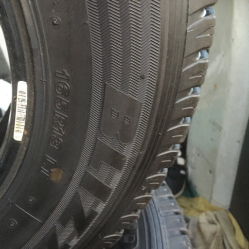 165R13 6prブリヂストンスタッドレス
