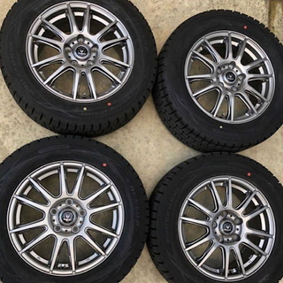 スタッドレスタイヤ&ホイール 215/60R16 DUNLOP ...