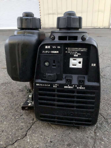 整備済 非常時等に ホンダ 300W 外部タンク付 防音 小型軽量 34.4cc インバーター 発電機 EX300　50Hz 現物確認 OK 初期不良対応可能