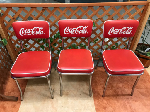 【単品受付終了しました。まとめてのみ対応させていただきます】コカコーラ　テーブルセット