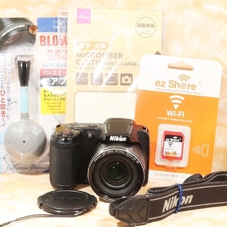 ★スマホ転送＆26倍ズーム★ニコン クールピクス L320の画像