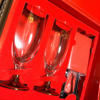 【新品未使用】本麒麟 深紅のプレミアムBOX ビールグラス　シャ...