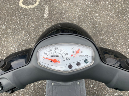スズキ レッツ4 50 cc 原付 スクーター  4スト 実動  書類 カギあり 型式CA45A