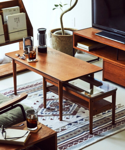 ニコアンド 家具 テーブル ネストテーブル　LIVING TERRITORY