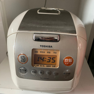 《東芝》TOSHIBA 5.5合炊き マイコン保温釜1.0L R...