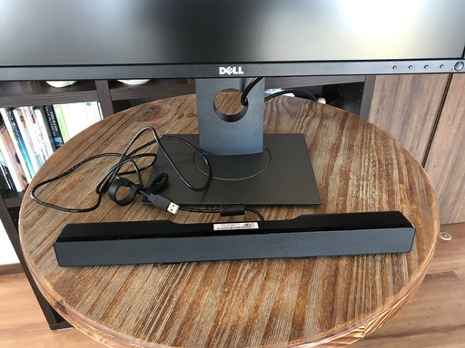 Dell モニター２３.８インチ　専用スピーカサウンドバー付き