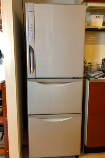 日立 冷凍冷蔵庫 265L 3ドア ライトブラウン