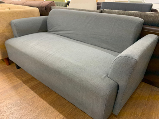 コンパクトソファ　2人掛け【店頭取引限定】【中古品】1点限り早い者勝ち！