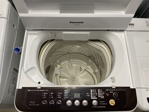 ☆中古 激安！！PANASONIC　全自動電気洗濯機　7kg　NA-F70PB8　2014年製　￥13,000！！
