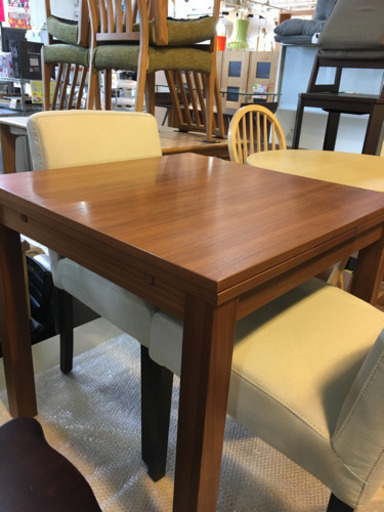 unico ウニコ 北欧style 伸張式ダイニング テーブル セット VIVO extension table 天然木
