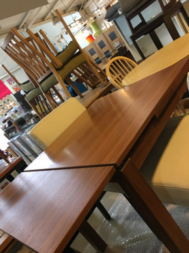 unico ウニコ 北欧style 伸張式ダイニング テーブル セット VIVO extension table 天然木