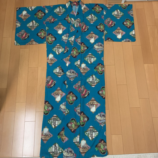 ふりふ　浴衣　猫のサーシャ