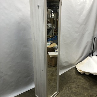 超オススメ！購入2万円の未使用品 鏡付き収納棚 キャビネット 下...