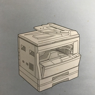 [取引完了］デジタル複合機(中古) 取説あります。