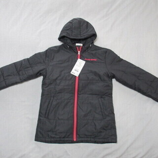 【未使用品】　ルコック　レディース　フード付き中綿ブルゾン　ブラ...