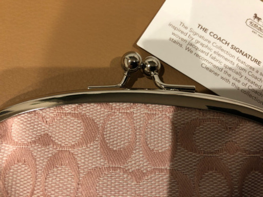 《決まりました》COACH コーチがま口小銭入れ【新品】