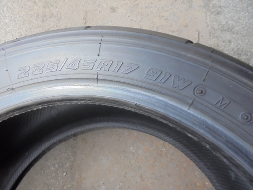 ヨコハマ　ADVAN A050　225/45R17 M　4本 2018年製　スポーツ走行暦有り